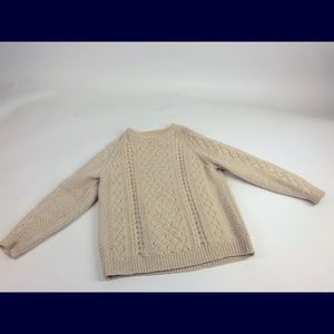 Vintage 100% wool cream sweater